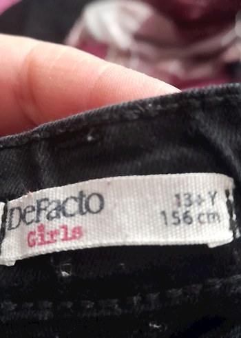 Erkek Siyah Kot Pantolon Kemerli - Görsel 4