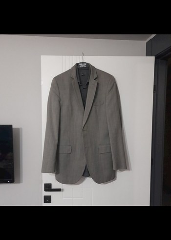 Gri Erkek Ofis Takım Elbise Ceketi - Görsel 2