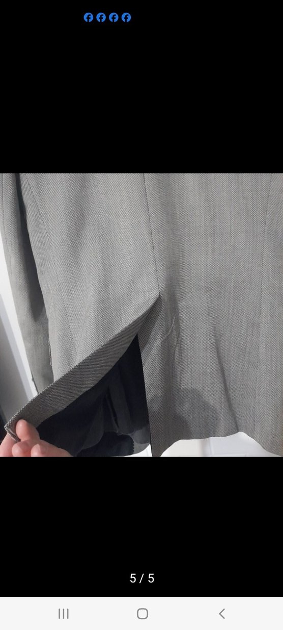 Gri Erkek Ofis Takım Elbise Ceketi - Görsel 4