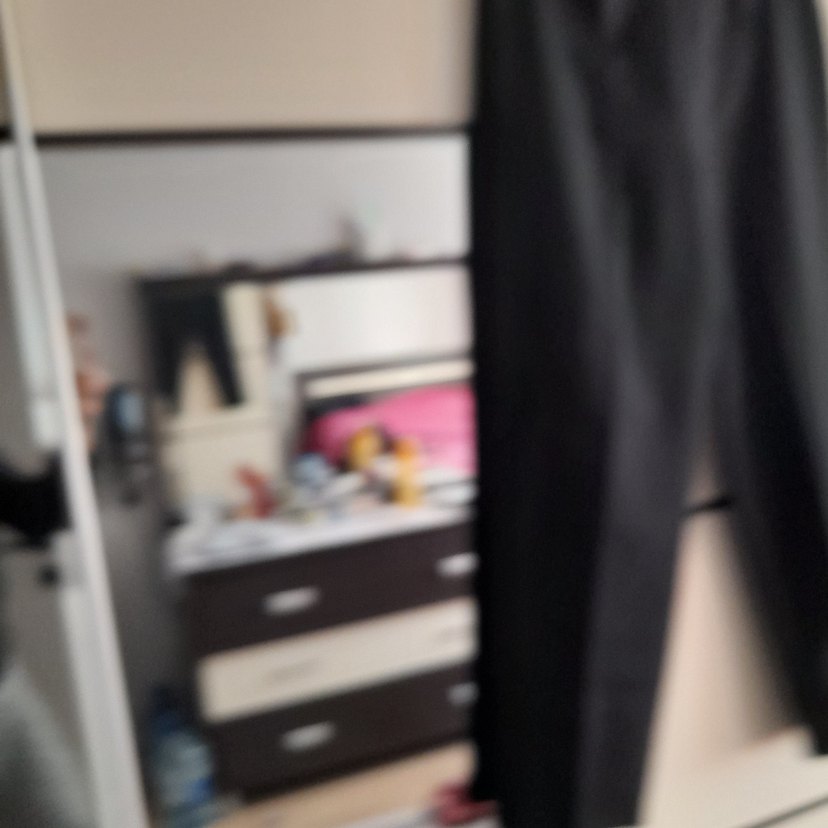 Kadın Siyah Midi Kumaş Pantolon - Görsel 2