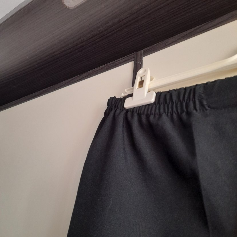 Kadın Siyah Midi Kumaş Pantolon - Görsel 5