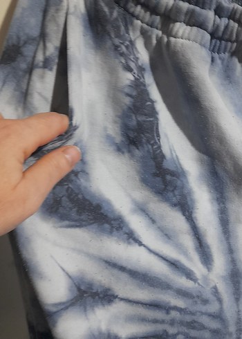 Gri Batik Desenli Rahat Kadın Eşofman - Görsel 5