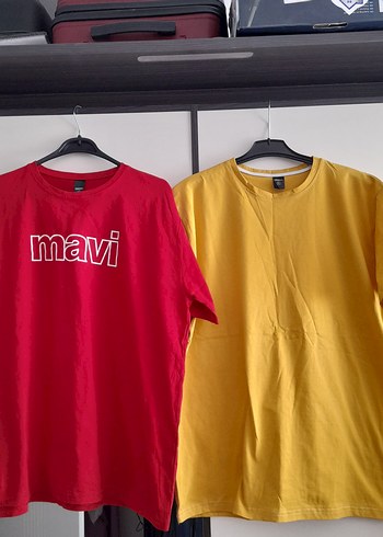 3xl Beden sarı Renk Sarı Bisiklet Yaka Erkek Tişört