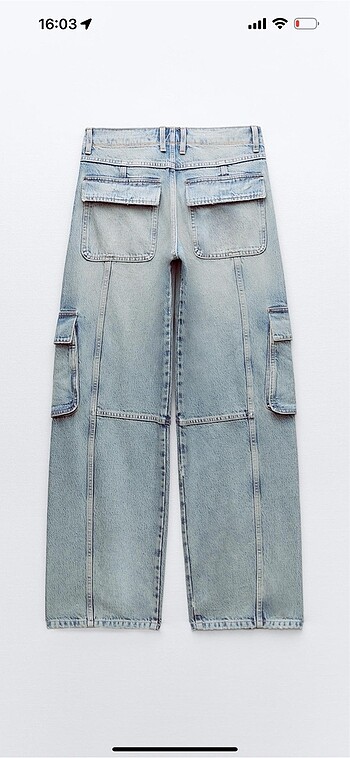 Zara Zara etiketli kargo pantolon