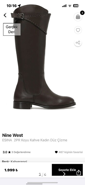 Nine West Nine West çizme