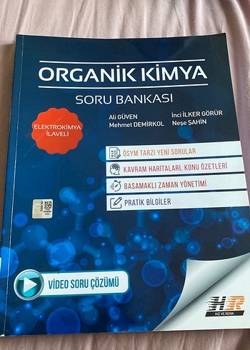 HIZ VE RENK Organik Kimya Soru Bankası - Video Çözümlü