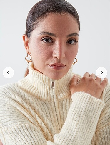 Zara Kalp Desenli Küpe