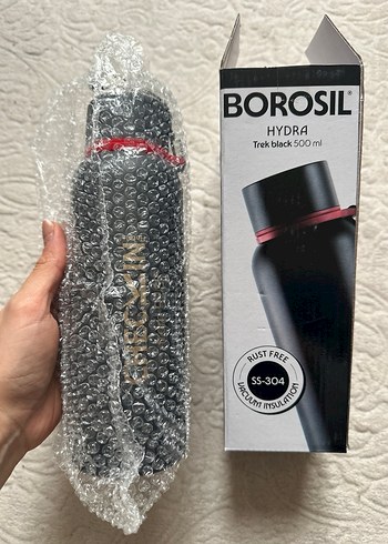 Borosil Hydra Siyah Termos 500 ml - Görsel 2