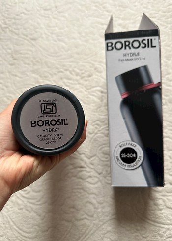 Borosil Hydra Siyah Termos 500 ml - Görsel 6