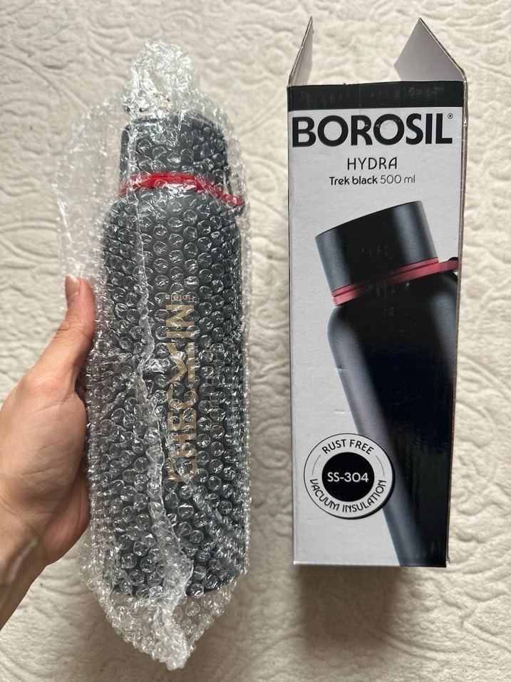 Borosil Hydra Siyah Termos 500 ml - Görsel 2