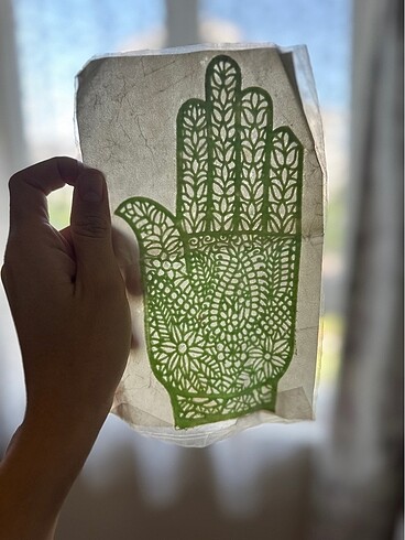 Kına henna şablonu (hindistandan)