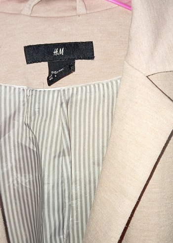 H&M pudra Kadın Düğmeli Blazer