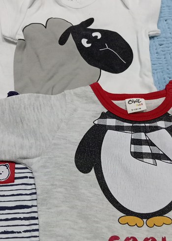 Bebek Erkek zıbın seti toplu - Görsel 4