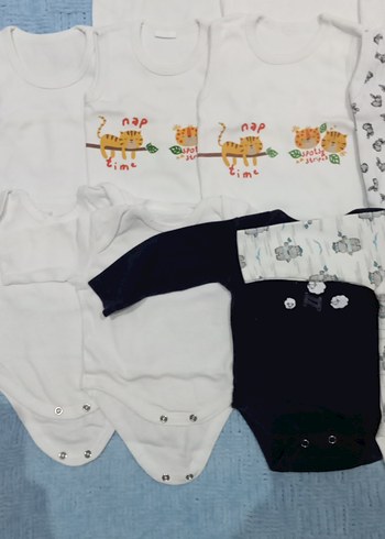 erkek bebek zıbın seti - Görsel 3