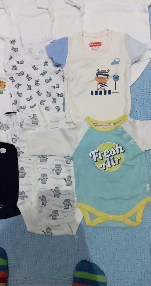 erkek bebek zıbın seti - Görsel 2