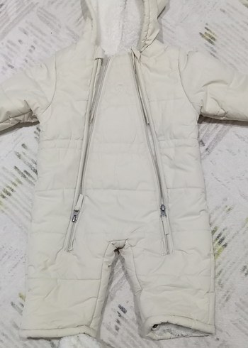 Krem astronot Bebek kar Tulumu - Görsel 4