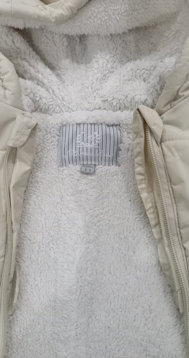 Krem astronot Bebek kar Tulumu - Görsel 2