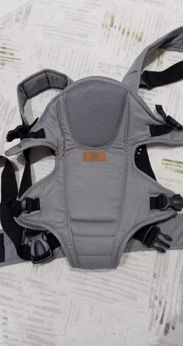 Gri Bebek Taşıyıcı Kanguru - Görsel 2