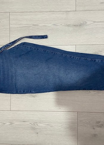 LC Waikiki Kadın Mavi Mom Kot Pantolon
