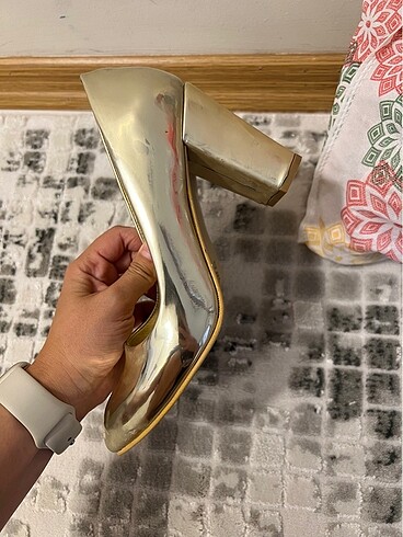 Diğer 37 numara kalın topuk stiletto