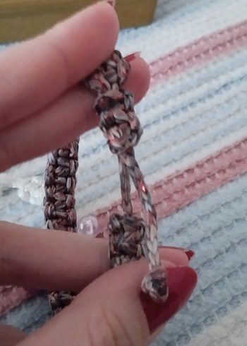 Renkli Boncuklu Bohem Kedi Tasması - Görsel 5