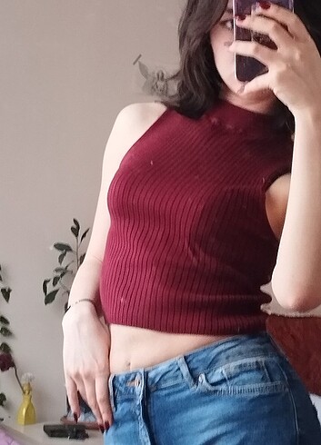 Bershka crop kazak