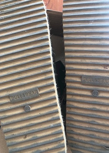 40 Beden haki Renk Pull&Bear terlik / 40
