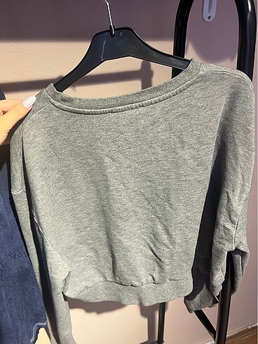 zara crop sweat - Görsel 4