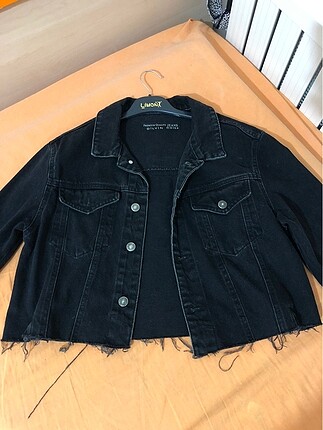 Crop ceket