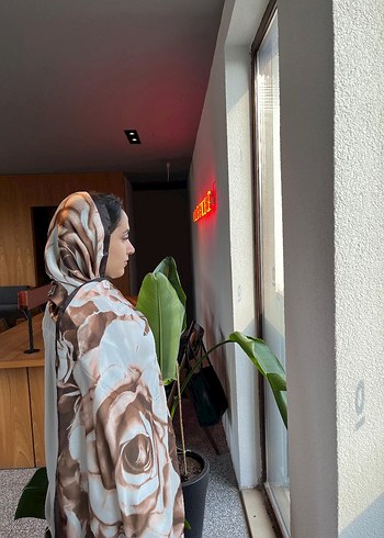 Diğer Kahverengi İpek Şal
