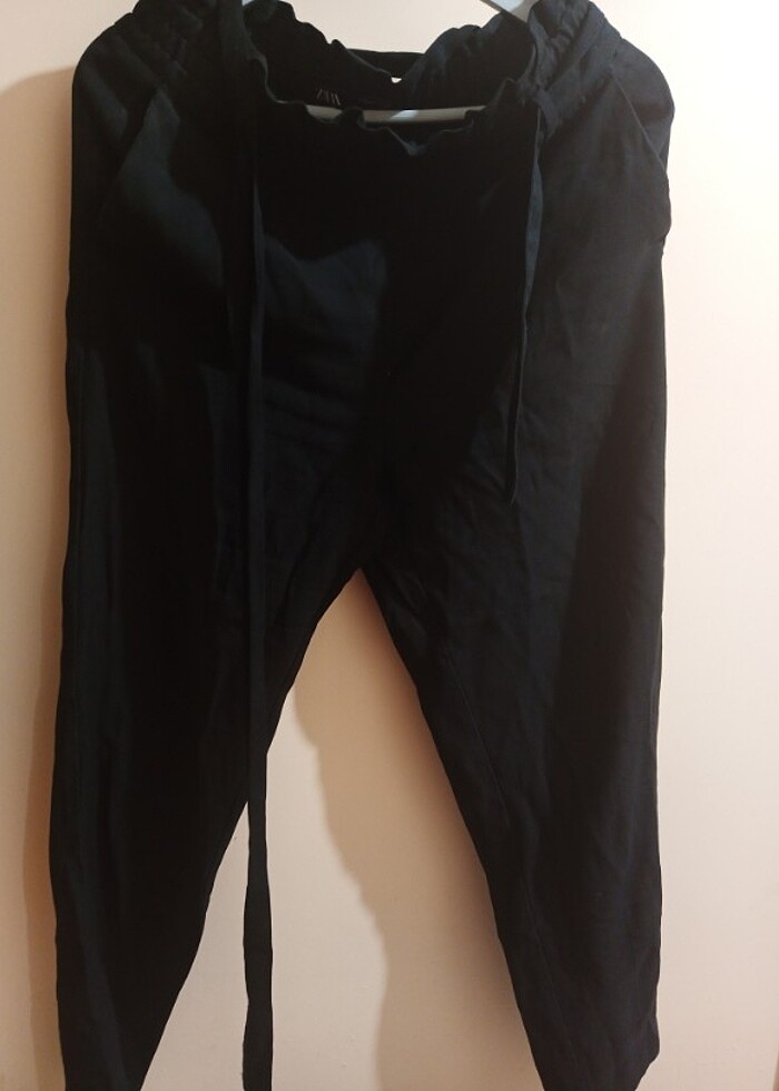 Zara beli lastikli pantalon  - Görsel 3