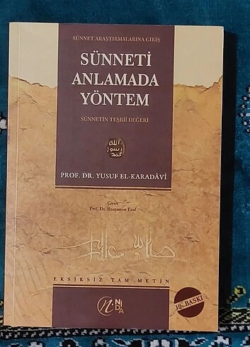 Sünneti Anlamada Yöntem(Satıldı)
