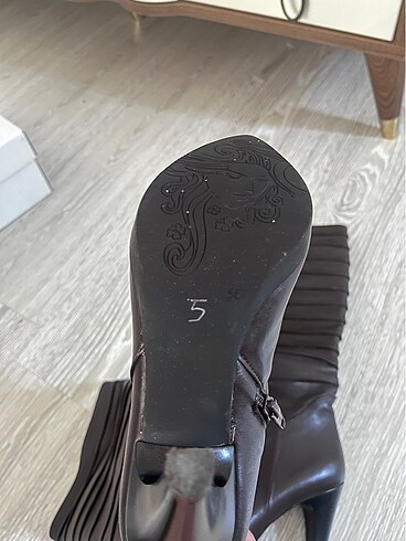 36 Beden kahverengi Renk Çizme