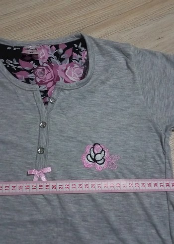 Kadın Tek Üst Pijama - Görsel 3