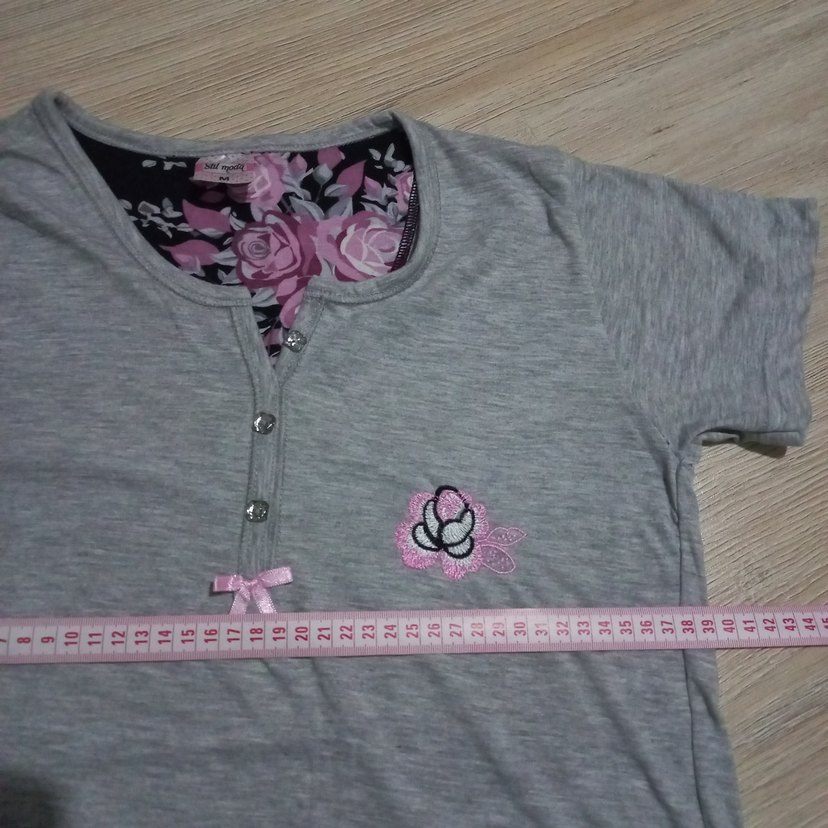 Kadın Tek Üst Pijama - Görsel 3