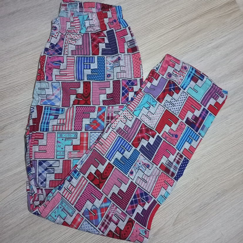 Gri Desenli Kadın Kısa Kollu Pijama Takımı - Görsel 3