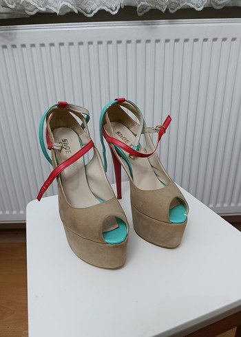 yüksek platformlu & topuklu shoestek ayakkabi no37 - Görsel 2