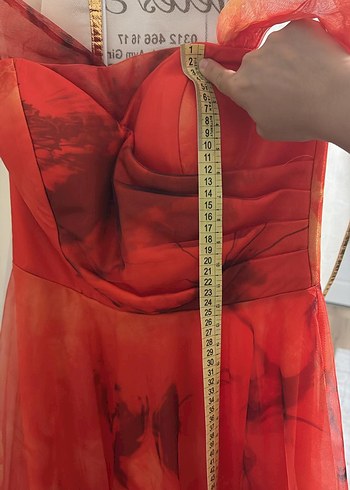 Drapeli Uzun Kadın Abiye - Görsel 8