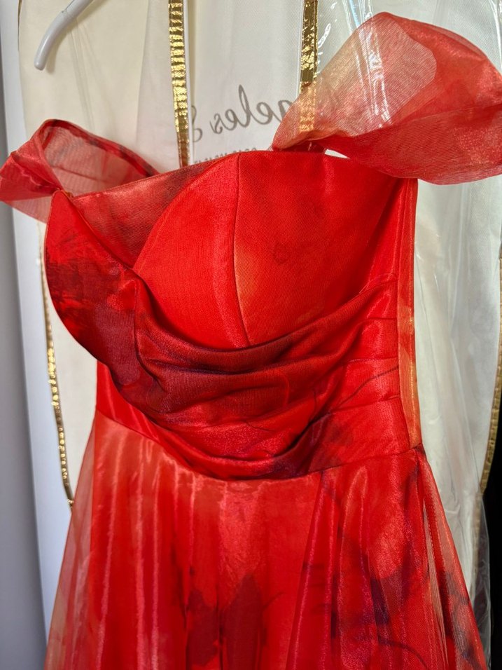 Drapeli Uzun Kadın Abiye - Görsel 3