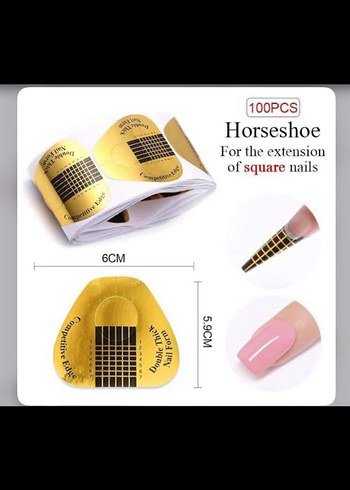 Renkli Sarı Tırnak şablonu - Görsel 2