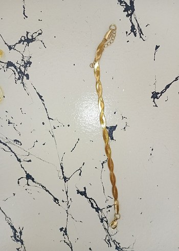 Beden altın Renk Şık Altın Renkli Esnek Yılan Desenli Bileklik