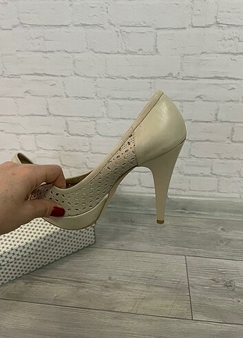 39 Beden Tergan kadın topuklu ayakkabı 