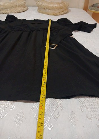 Trendyol Büyükbeden Kruvaze Elbise - Görsel 10