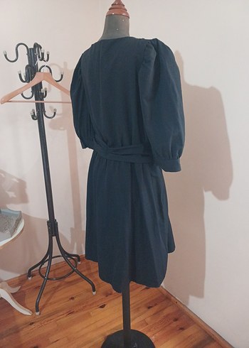 Trendyol Büyükbeden Kruvaze Elbise - Görsel 2