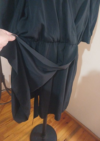 Trendyol Büyükbeden Kruvaze Elbise - Görsel 4