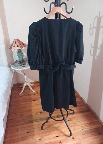 Trendyol Büyükbeden Kruvaze Elbise - Görsel 6