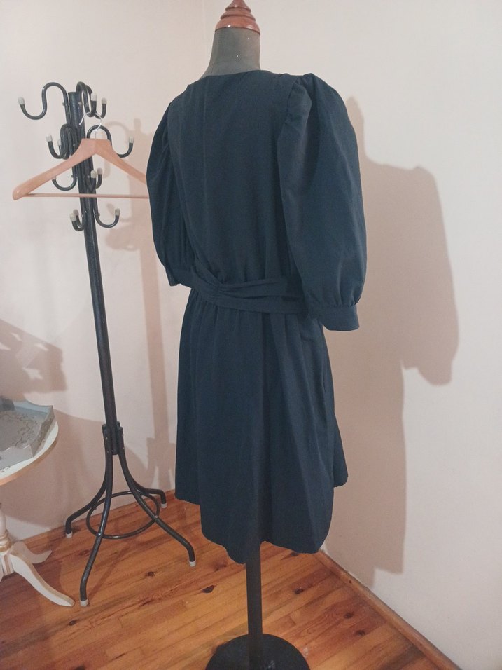 Trendyol Büyükbeden Kruvaze Elbise - Görsel 2