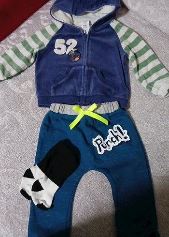 Renkli Baskılı Bebek Erkek Tulumu - Görsel 3