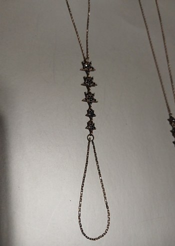 925 Siyah Kayan Yıldızlar Rose Şahmeran - Görsel 2