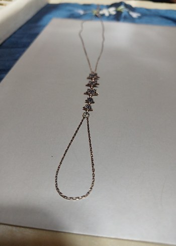 925 Siyah Kayan Yıldızlar Rose Şahmeran - Görsel 3